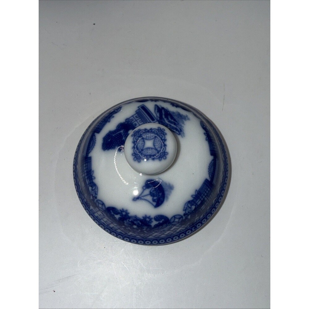 Blue Willow Sugar And Creamer Set - Picture 11 of 12